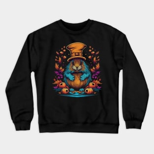 Beaver Halloween Crewneck Sweatshirt